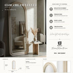 Specchio da muro Cloe Velluto Crema - foto 7