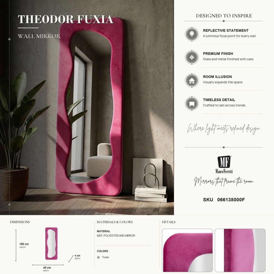 Specchio da muro Theodor Fuxia - foto 7