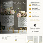 Portavasi Carly coppia - foto 7