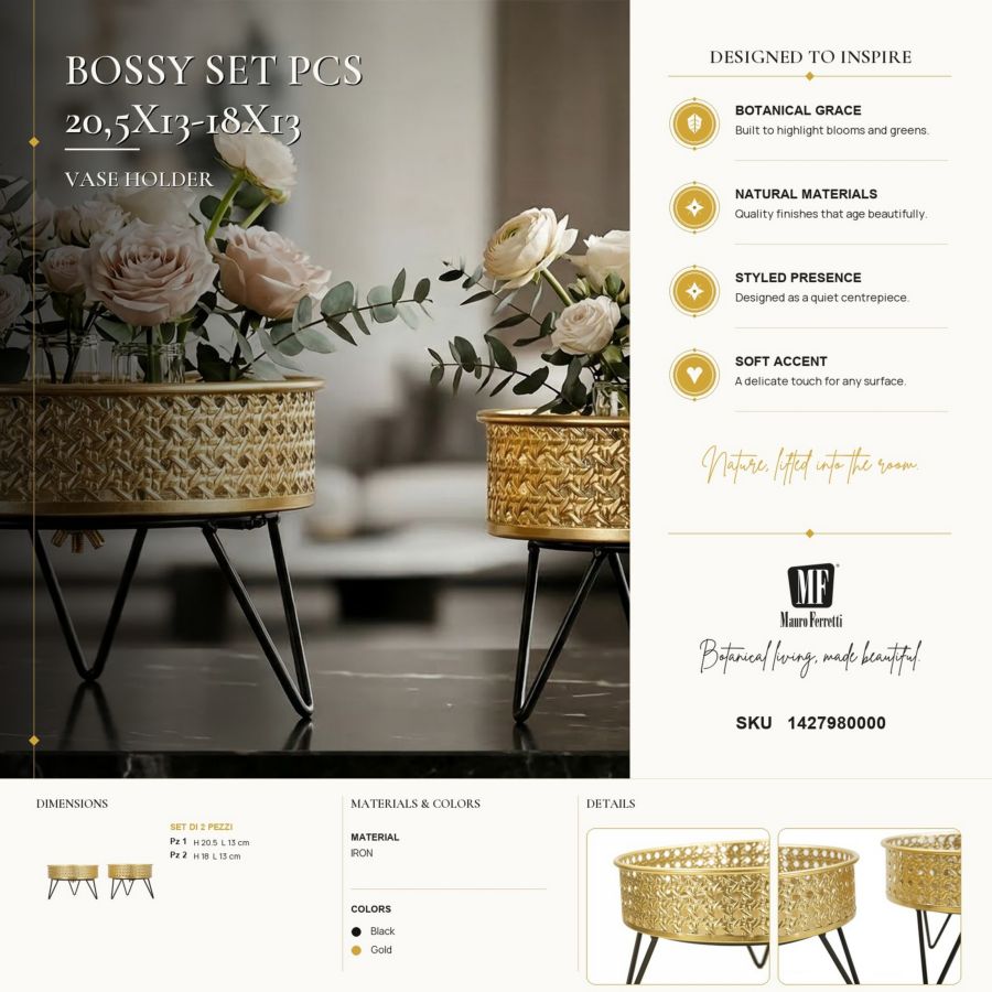 Portavasi Bossy coppia - foto 7
