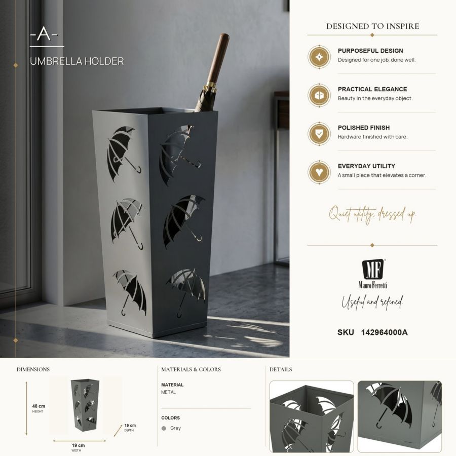 Portaombrelli Umbrella grigio - foto 8