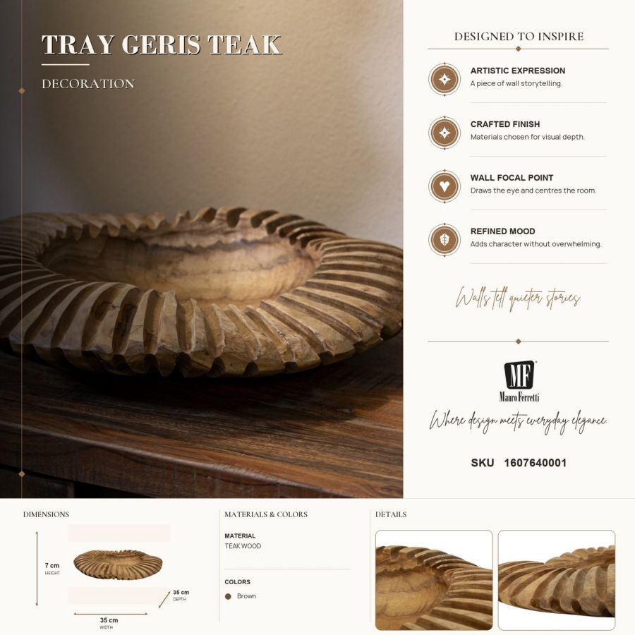 Svuotatasche Geris in Teak Riciclato - foto 10