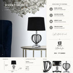 Lampada da tavolo Darky Silver - foto 10