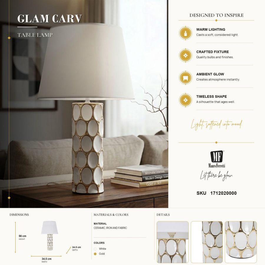 Lampada da tavolo Glam Carv - foto 7