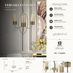 Lampadario Versailles 3 Luci - foto 7