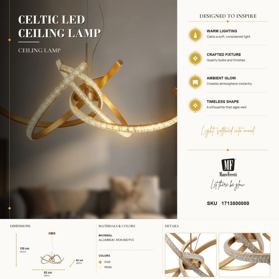 Lampadario Led Celtic - foto 7