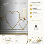 Portacandele Hearts Cm - foto 8