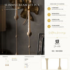 Portacandele Slimmy Crema set 2 Pz - foto 6