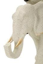 Scultura Etnica Donna Africana su Elefante - foto 5