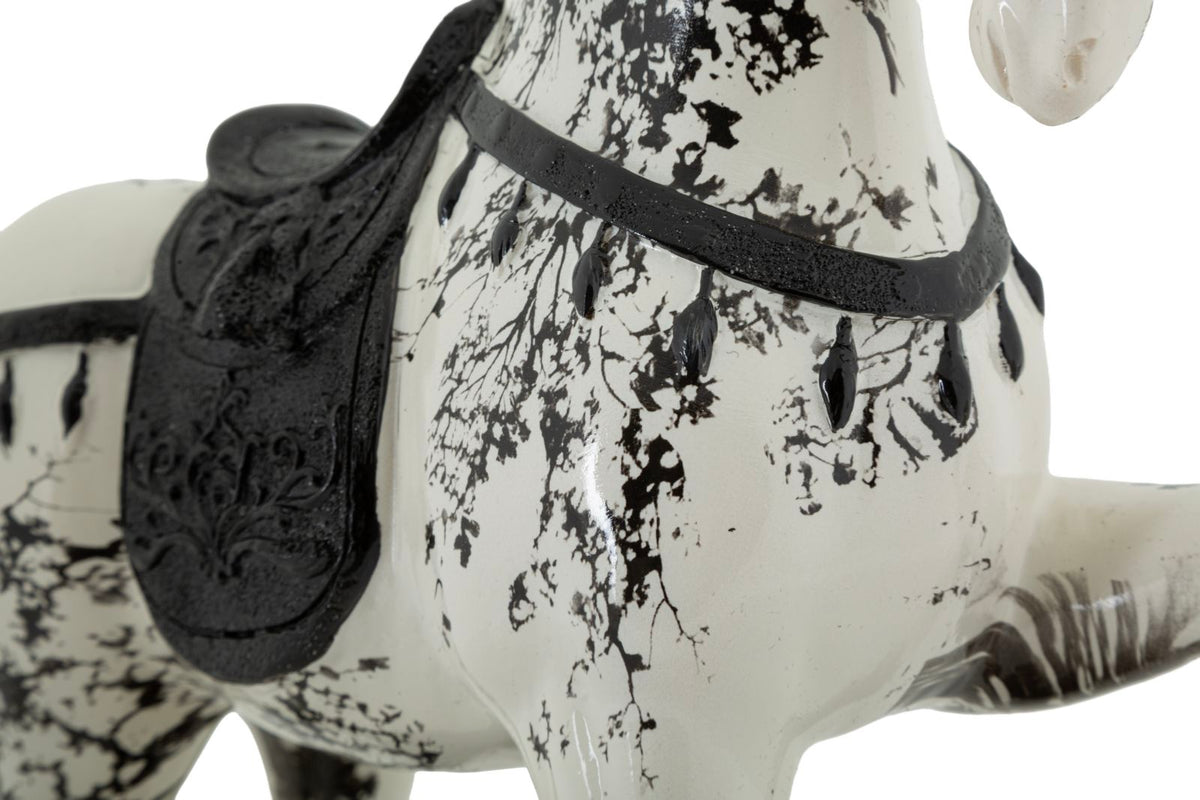 Scultura a forma di Cavallo stile Orientale - foto 7