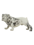 Scultura decorativa in resina bianca, 38x18,50x21 cm – forma di Cane