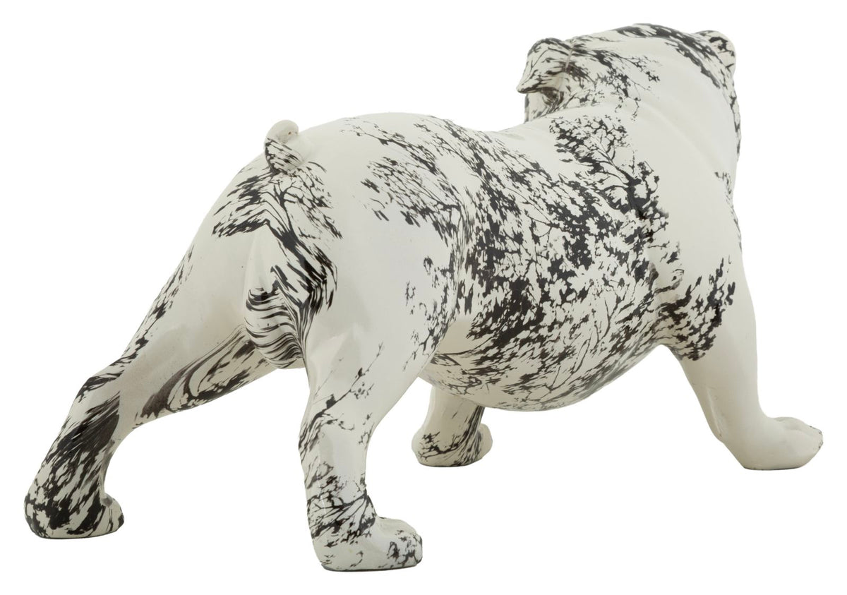 Scultura a forma di Cane Bulldog stile Orientale - foto 3
