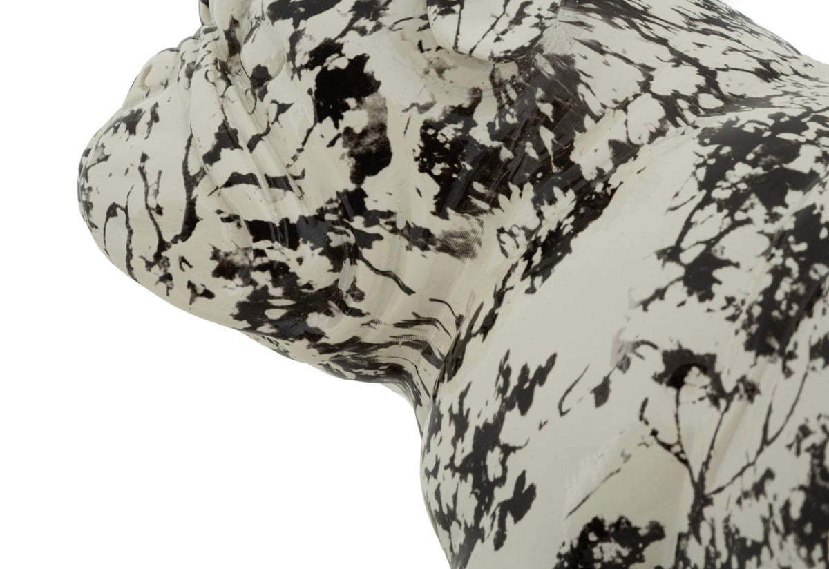 Scultura a forma di Cane Bulldog stile Orientale - foto 6