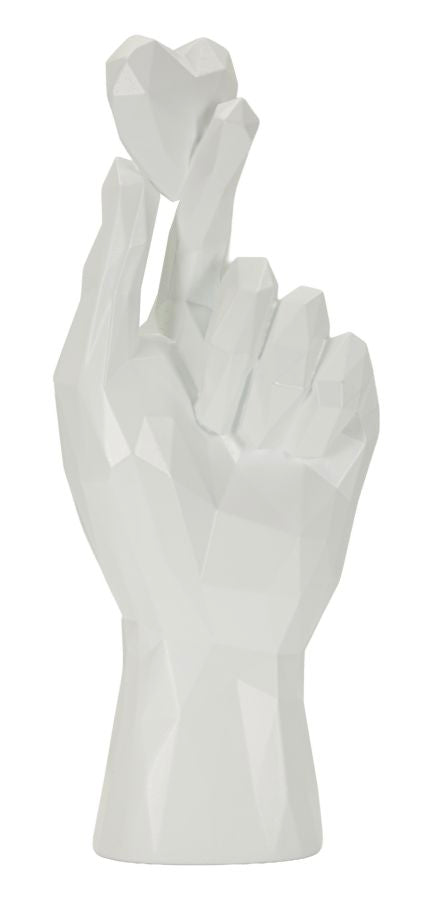 Mano Decorativa Minimal con Dita Incrociate - foto 1