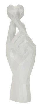Mano Decorativa Minimal con Dita Incrociate - foto 2
