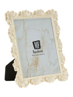 Cornice portafoto in resina crema, 27,2x2x32 cm – Floreale Shabby Chic