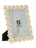 Cornice portafoto in resina crema, 27,5x2,3x32,5 cm – Floreale Romantica