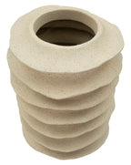 Vaso stile Japandi con Motivo a Fasce Ondulate - foto 2