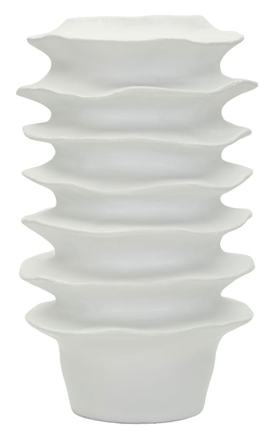 Vaso Moderno con Motivo a Fasce Ondulate - foto 1