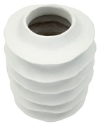 Vaso Moderno con Motivo a Fasce Ondulate, Ø25,5x37 cm – dettaglio 1