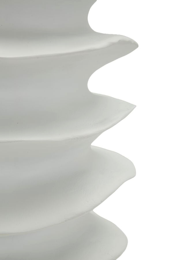 Vaso Moderno con Motivo a Fasce Ondulate, Ø25,5x37 cm – dettaglio 2