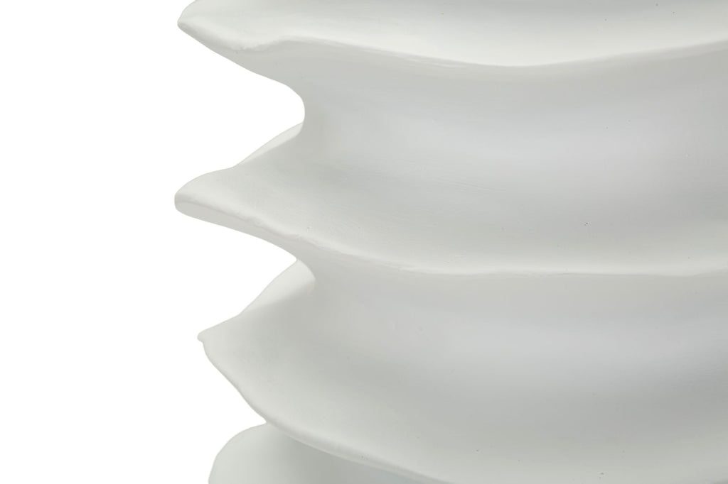 Vaso Moderno con Motivo a Fasce Ondulate, Ø25,5x37 cm – dettaglio 3