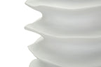 Vaso Moderno con Motivo a Fasce Ondulate, Ø25,5x37 cm – dettaglio 3