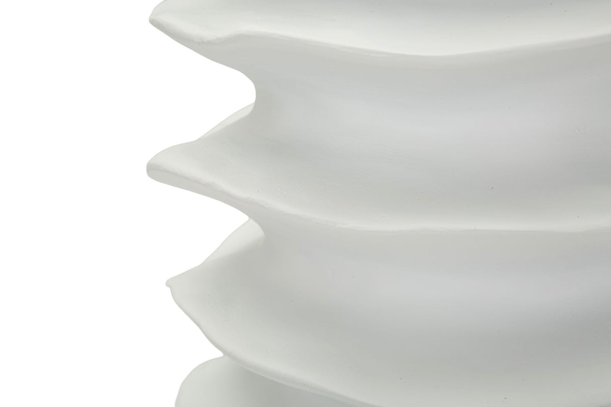Vaso Moderno con Motivo a Fasce Ondulate, Ø25,5x37 cm – dettaglio 3