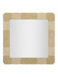 Specchio da parete in resina naturale, 90x2,5x90 cm – Quadrato stile