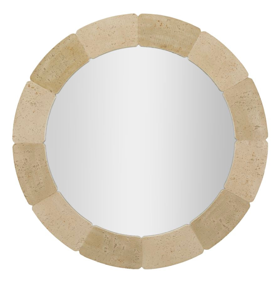 Specchio da parete Rotondo stile Naturale - foto 1