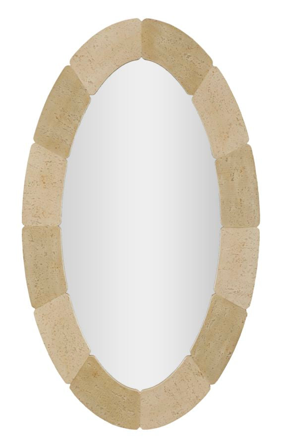 Specchio da parete Ovale stile Naturale - foto 1