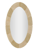 Specchio da parete in resina naturale, 70x3x119,5 cm – Ovale stile