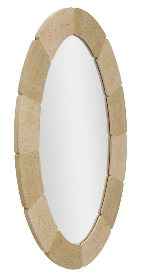 Specchio da parete Ovale stile Naturale - foto 2