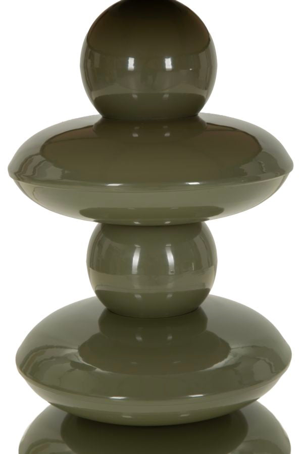 Tavolinetto in metallo con Piano in legno, Ø45,5x63 cm – dettaglio 3