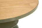 Tavolinetto in metallo con Piano in legno, Ø45,5x49 cm – dettaglio 2
