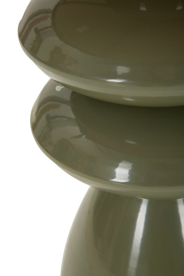 Tavolinetto in metallo con Piano in legno, Ø45,5x49 cm – dettaglio 4