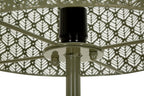 Lampada da terra in metallo con Paralume Intagliato - foto 2