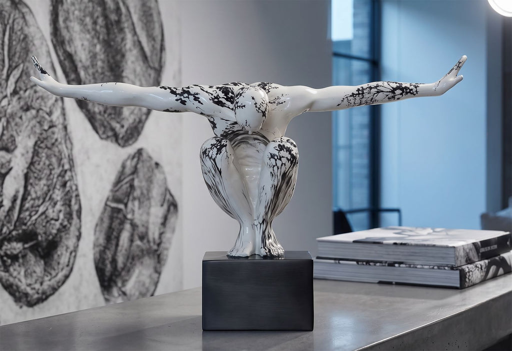 Scultura Ginnasta stile Orientale - foto 7