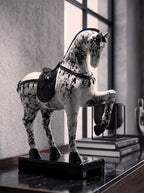 Scultura a forma di Cavallo stile Orientale - foto 8
