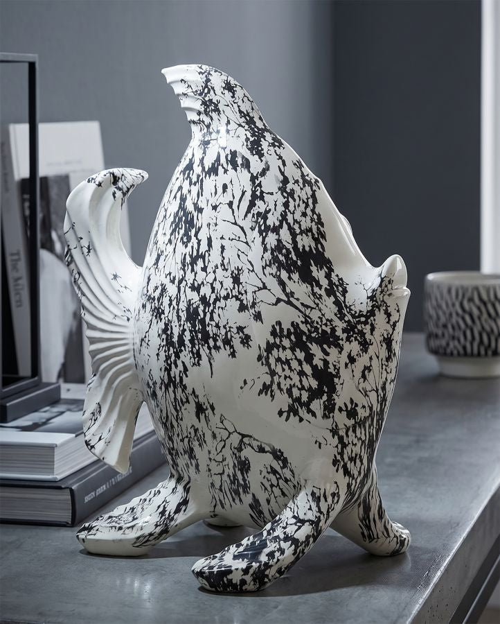 Scultura a forma di Pesce stile Orientale - foto 8