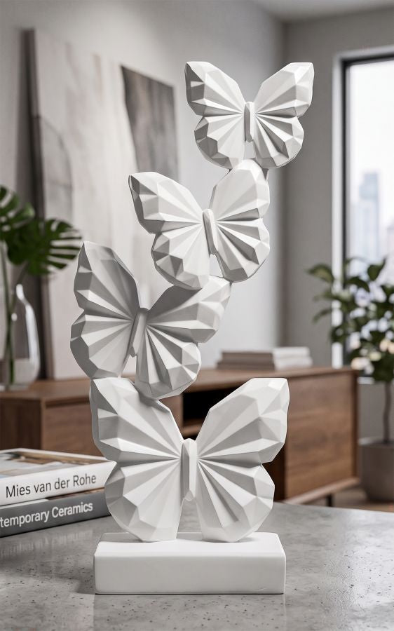 Scultura Decorativa Farfalle Minimal - foto 5