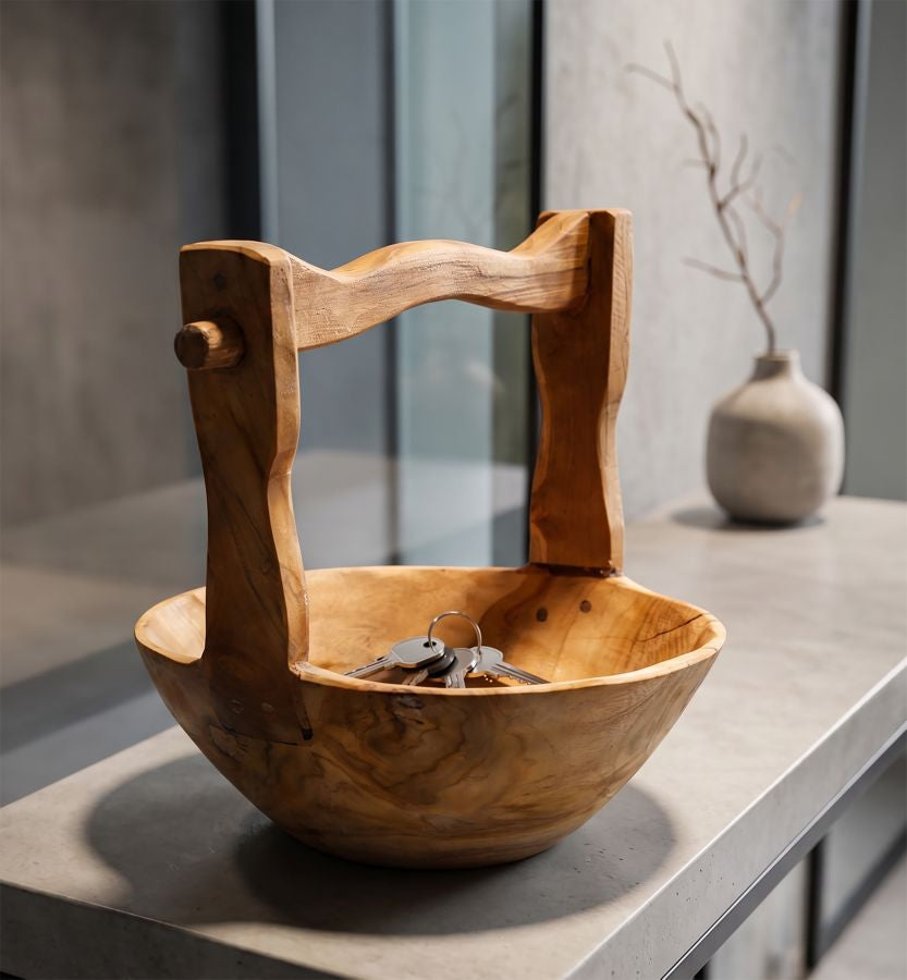 Svuotatasche Timbo in Teak Riciclato - foto 8