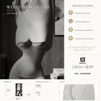 Scultura Figura Femminile Minimal - foto 7