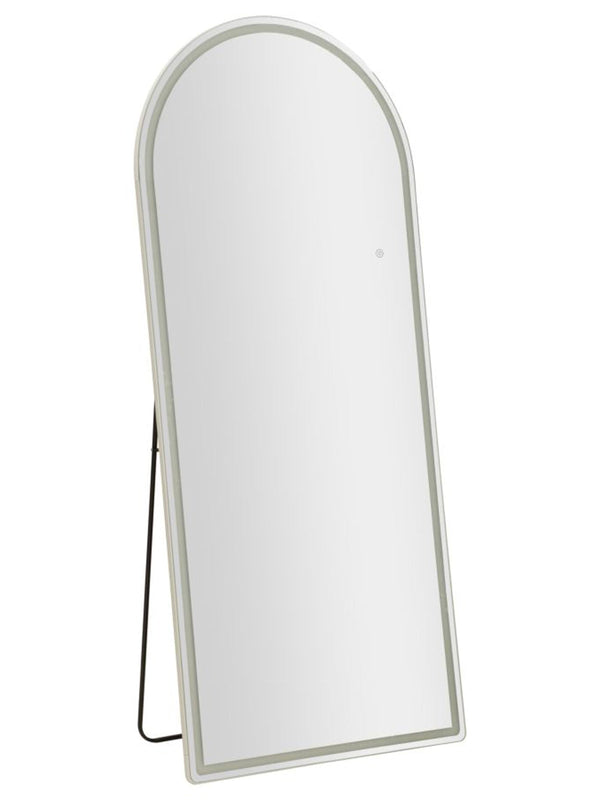 Specchio da parete in plastica argento, 76x177 cm – muro Ad Arco