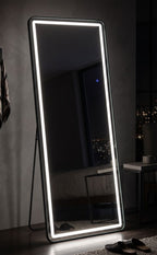 Specchio da Terra/muro Rettangolare con Illuminazione Led - foto 10