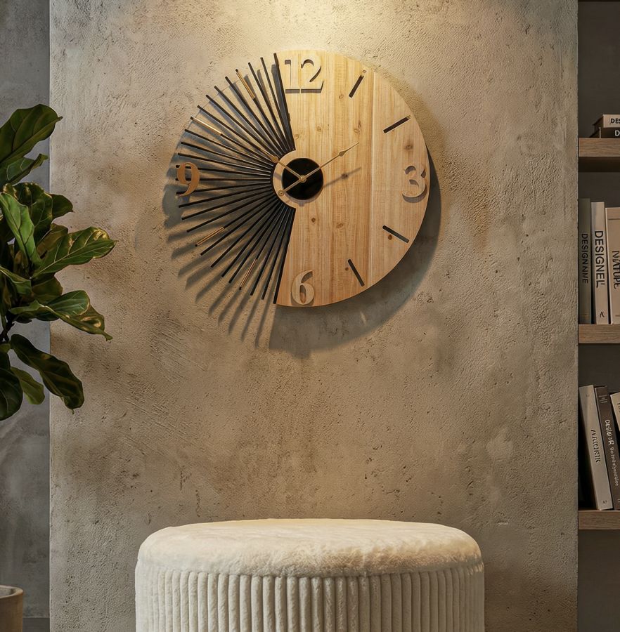 Orologio da muro Wordy, Ø60x3,5 cm – dettaglio 4