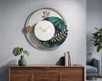 Orologio da muro Roundy Green, 65x4,5x60 cm