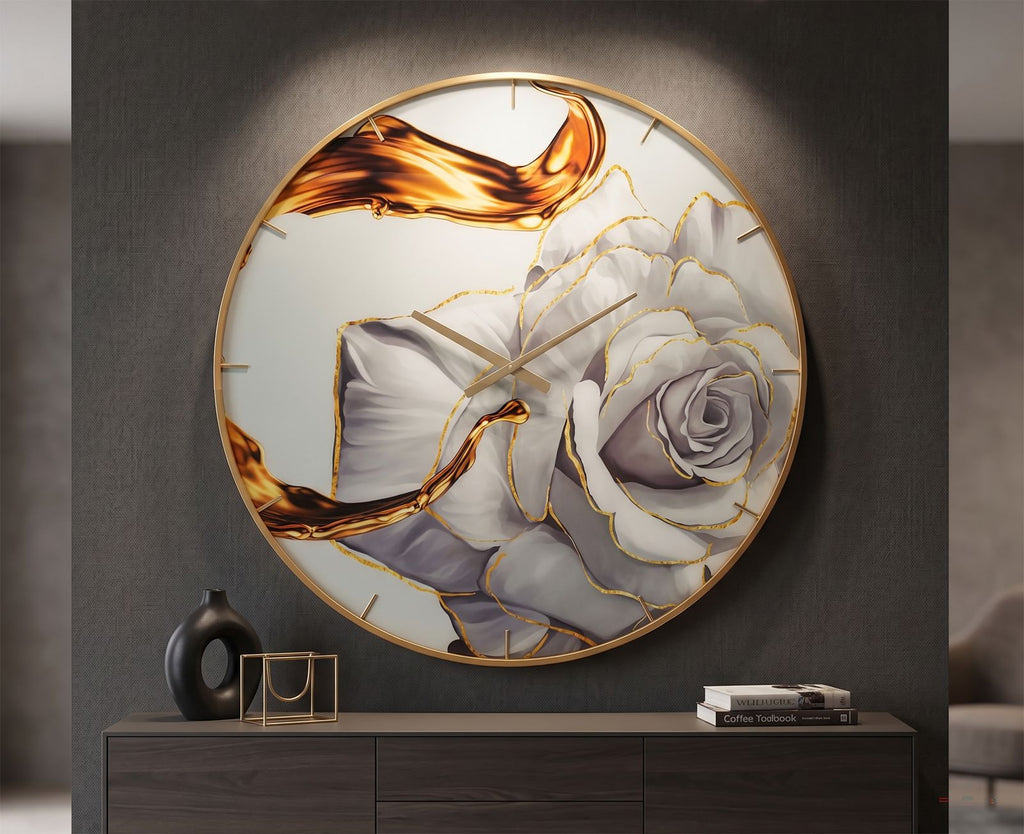 Orologio Glass Rose - foto 5