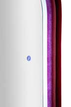 Specchio da muro Led Cloe velluto Fucsia, 60x4x160 cm