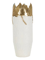 Vaso decorativo in metallo, Ø17x47,5 cm – Leaf